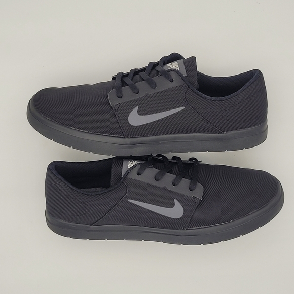 Nike SB Portmore Ultralight Low Men's 10.5 Black Dark Grey - 844445-001 - Picture 3 of 12